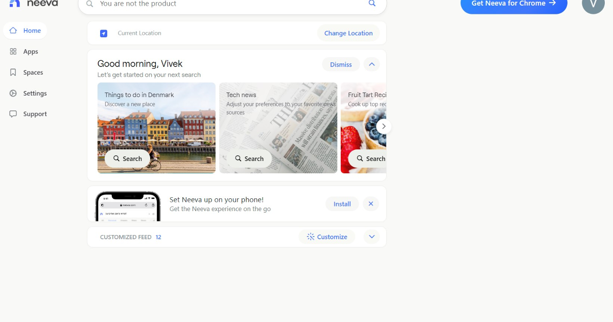 NeevaAI screenshot 1