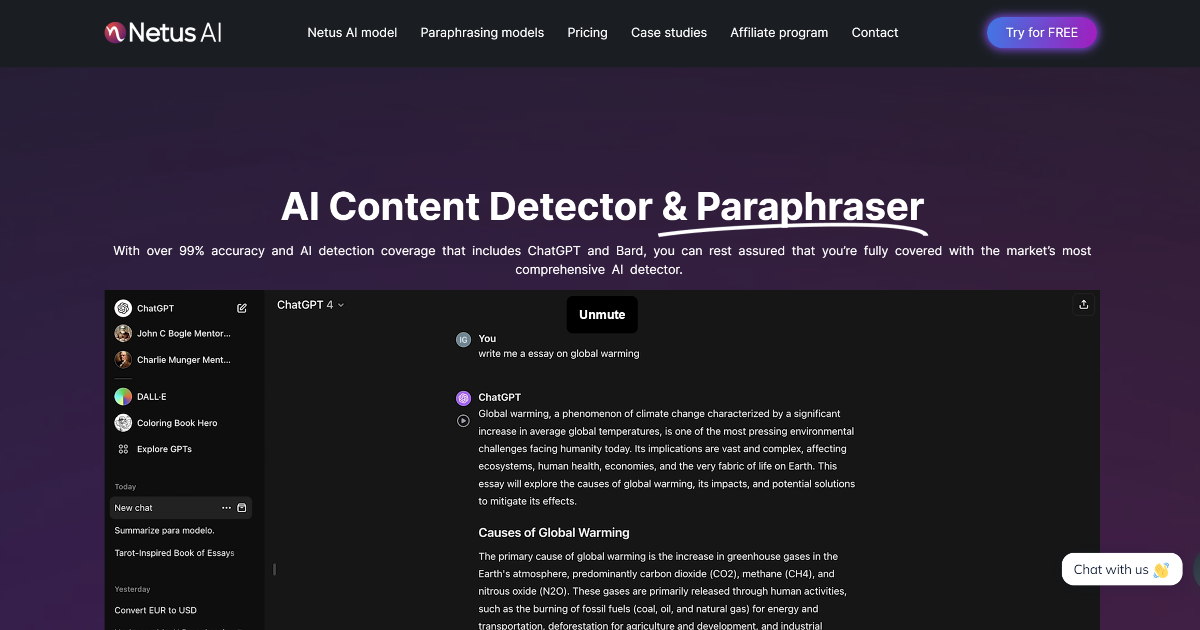Netus AI screenshot 1