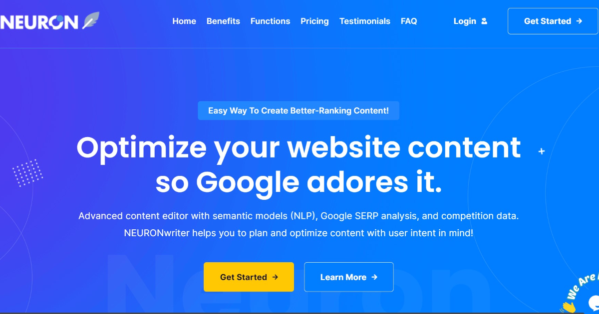 NeuronWriter screenshot 1