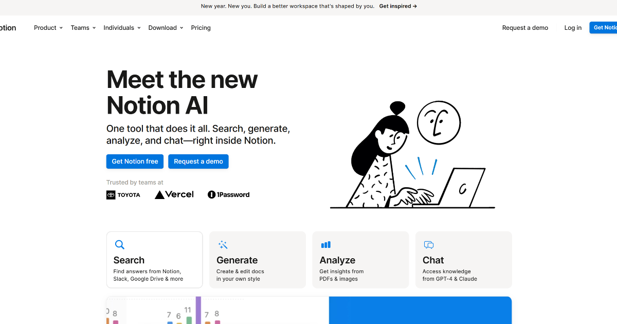 Notion AI screenshot 1