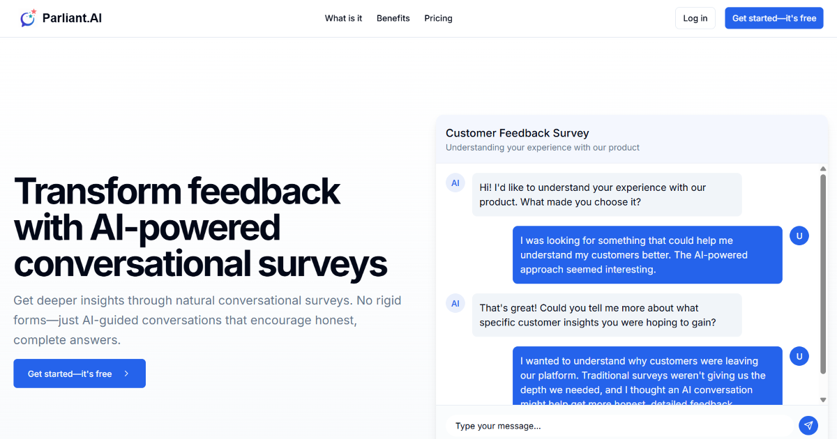 Parliant.AI screenshot 1