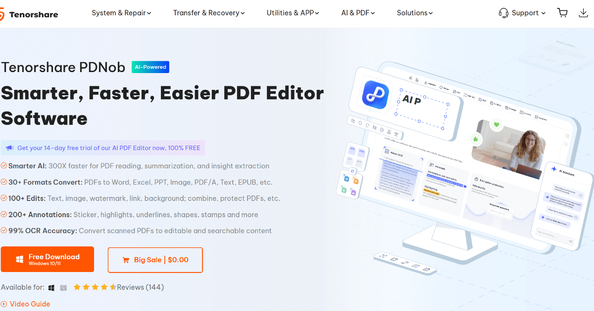 PDNob PDF Editor screenshot 1