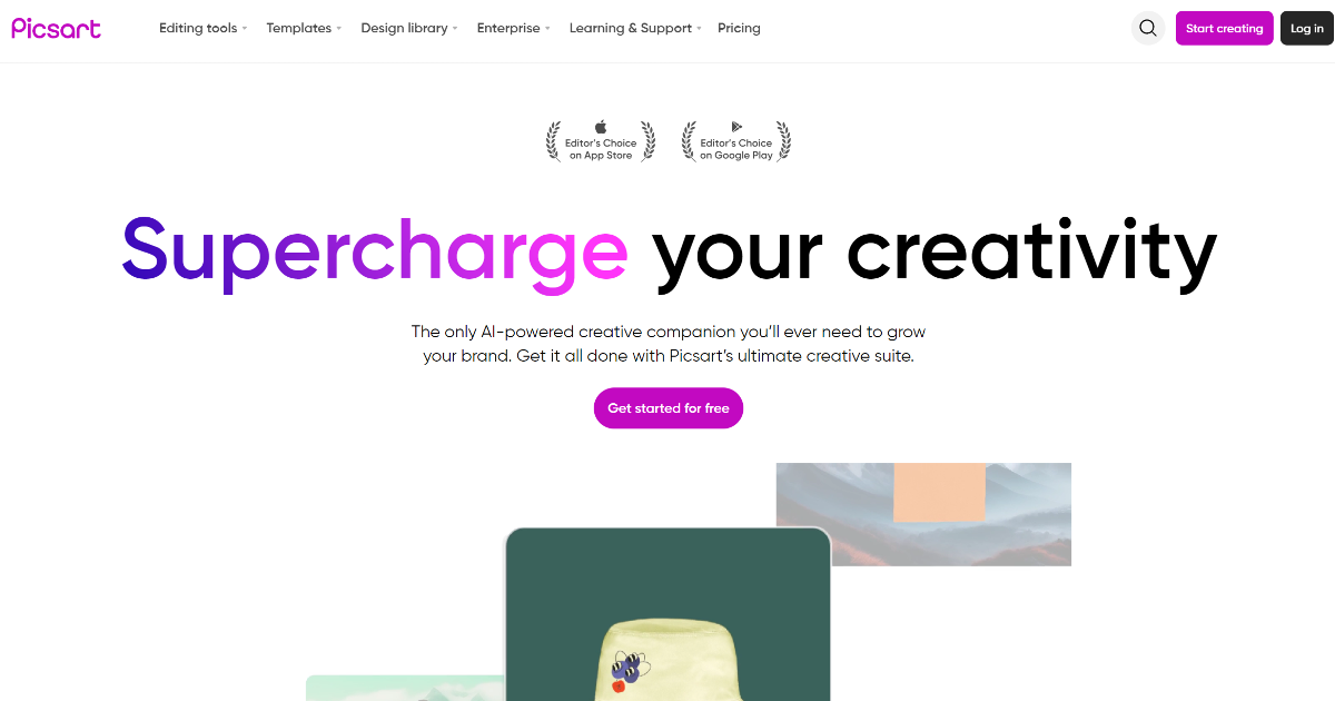 Picsart screenshot 1