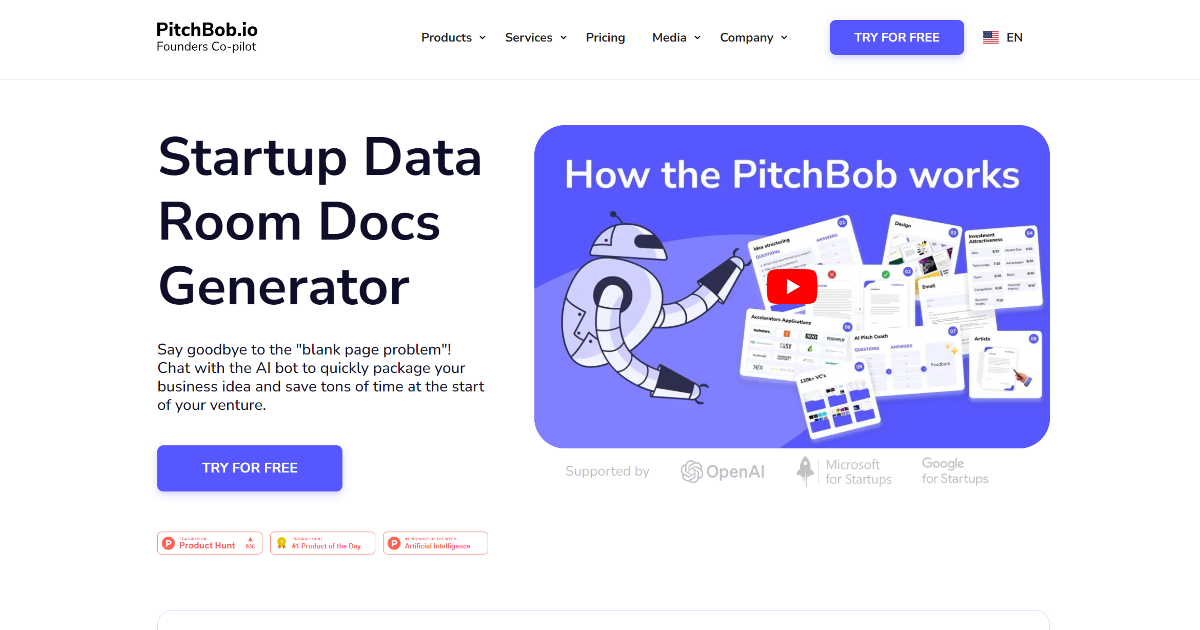PitchBob.io screenshot 1