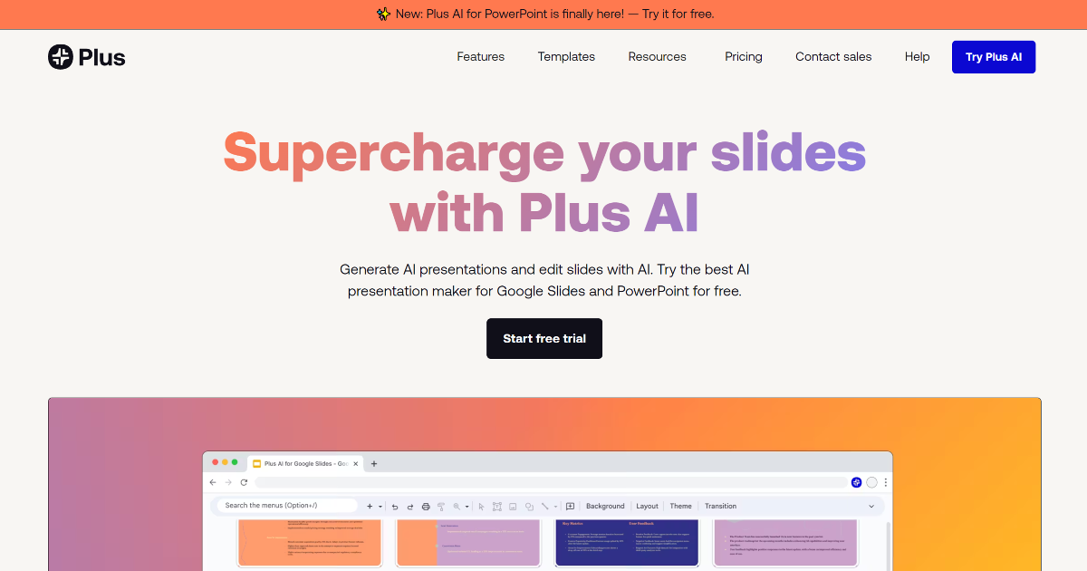 Plus AI screenshot 1