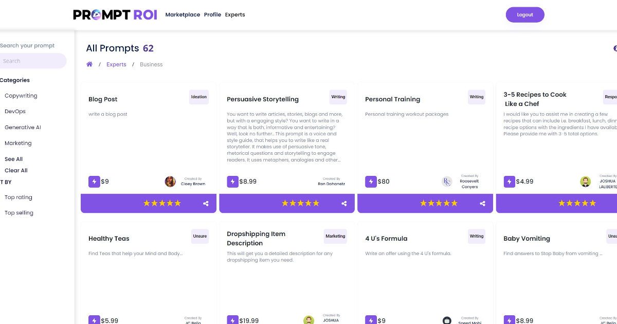 PromptROI screenshot 1