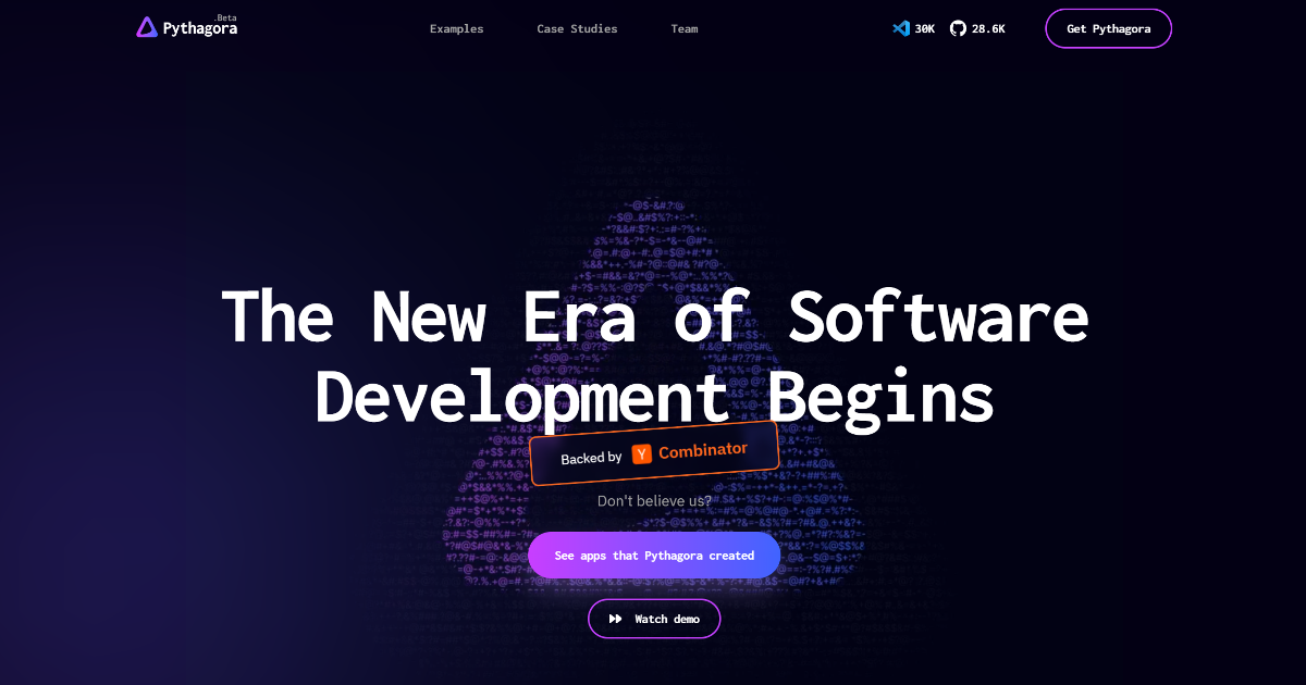 Pythagora screenshot 1