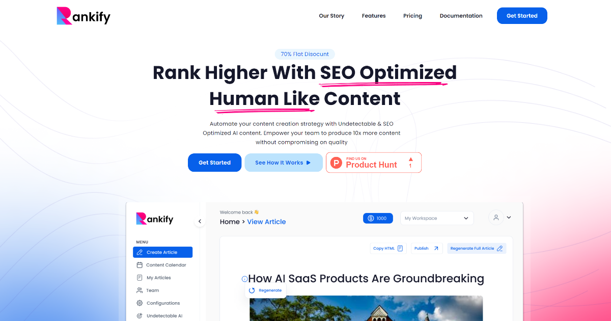 Rankify AI screenshot 1