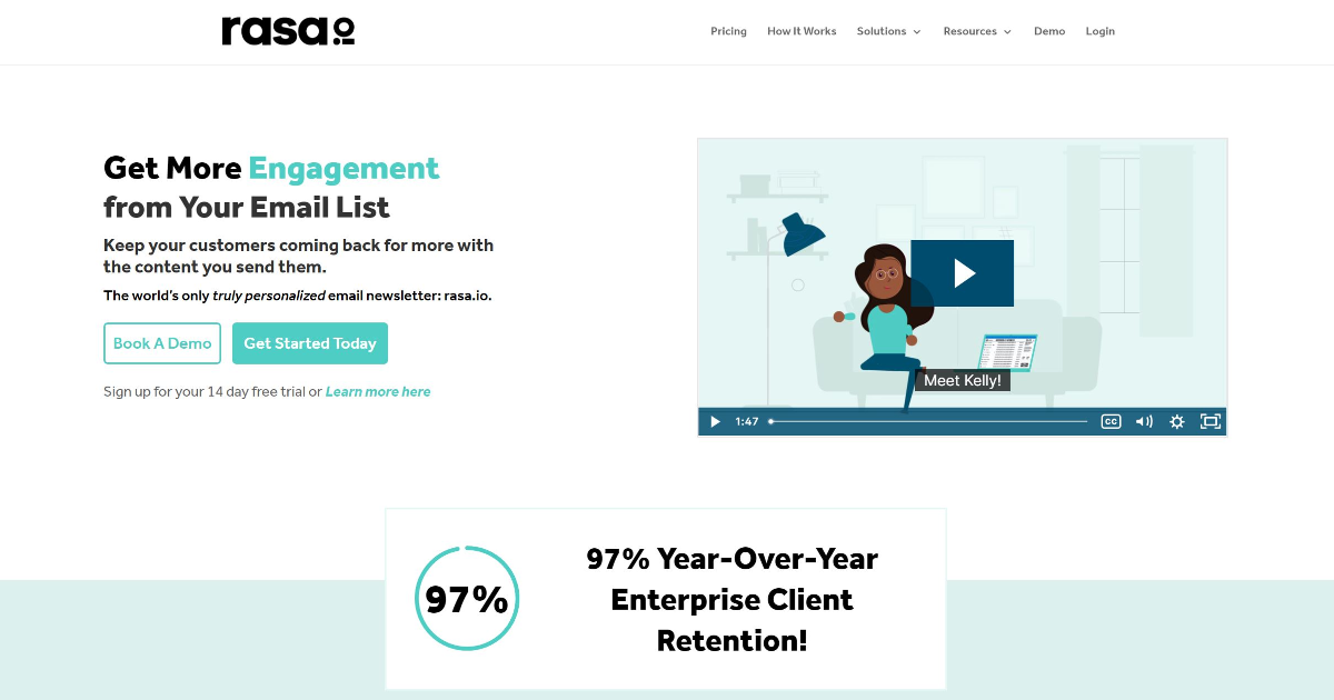 rasa.io screenshot 1