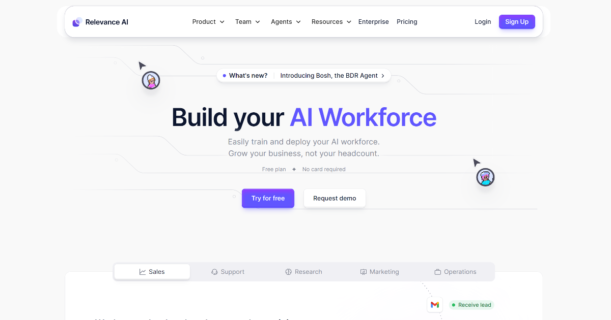 Relevance AI screenshot 1