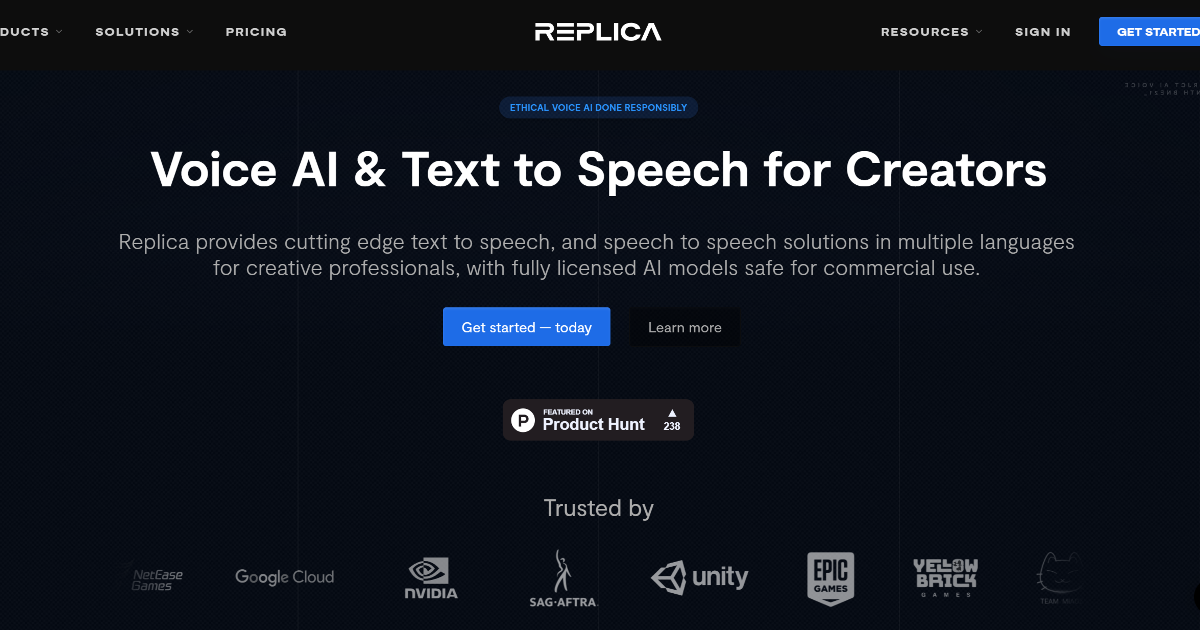 Replica Studios screenshot 1