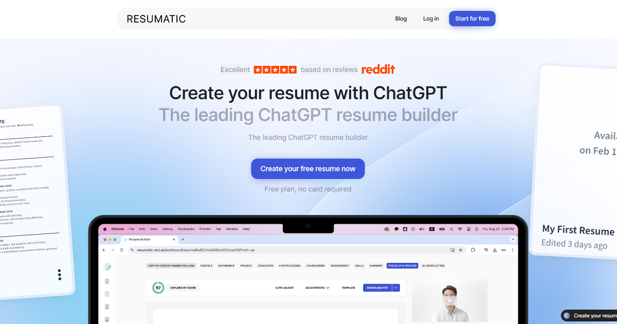 Resumatic screenshot 1