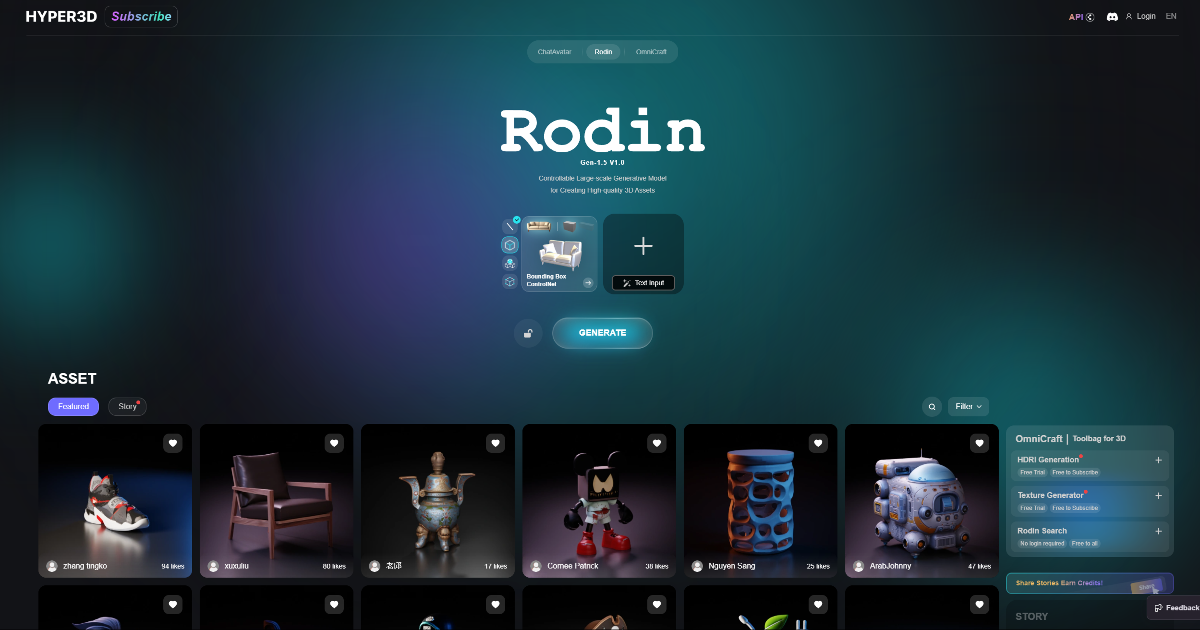 Rodin screenshot 1