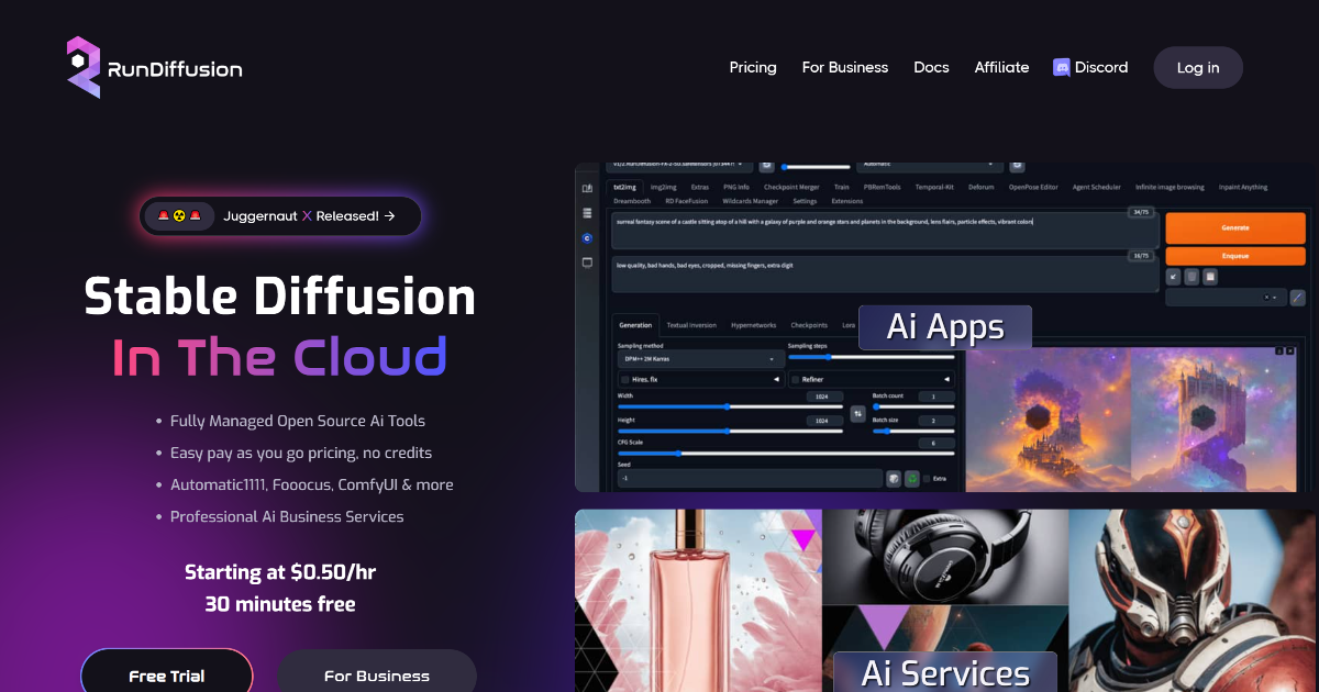 RunDiffusion screenshot 1