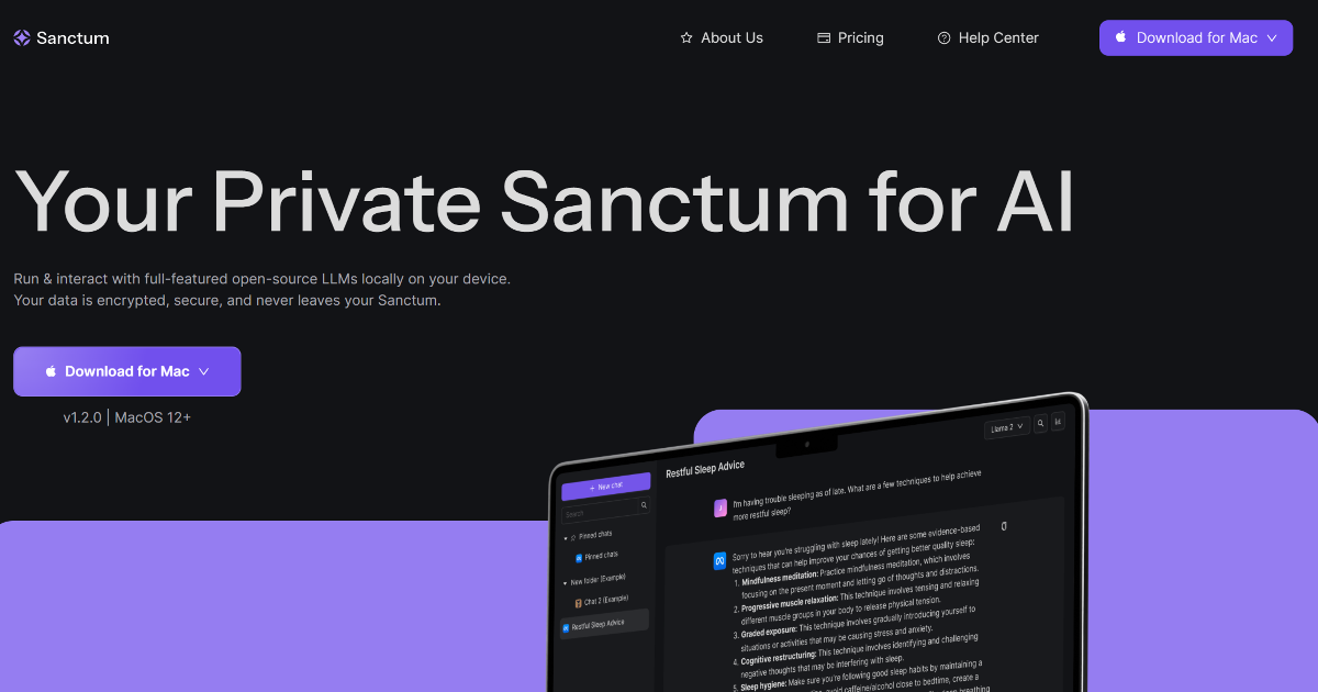 Sanctum AI screenshot 1