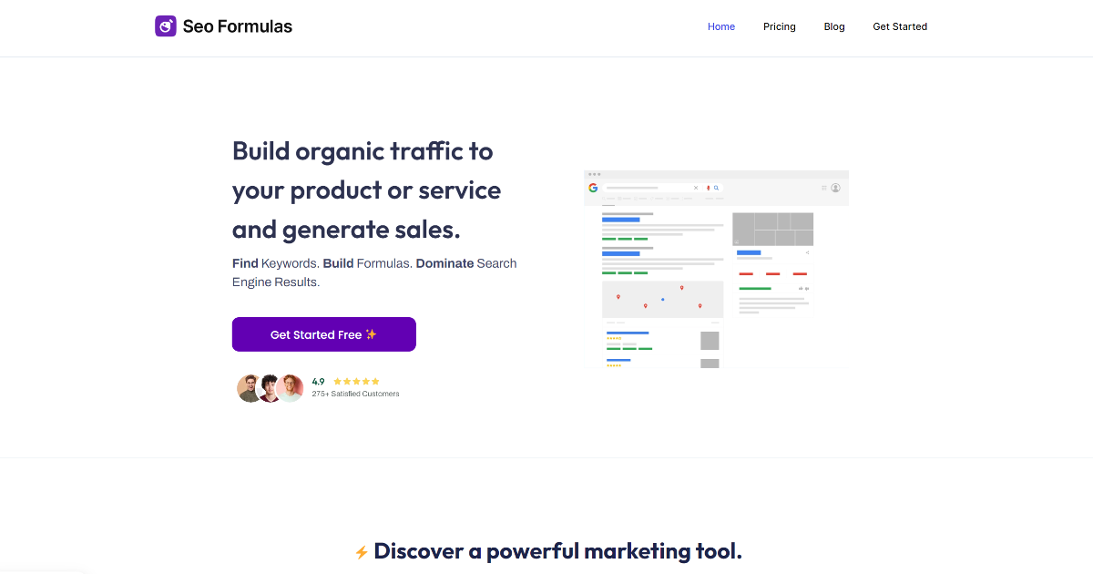 SEO formulas screenshot 1