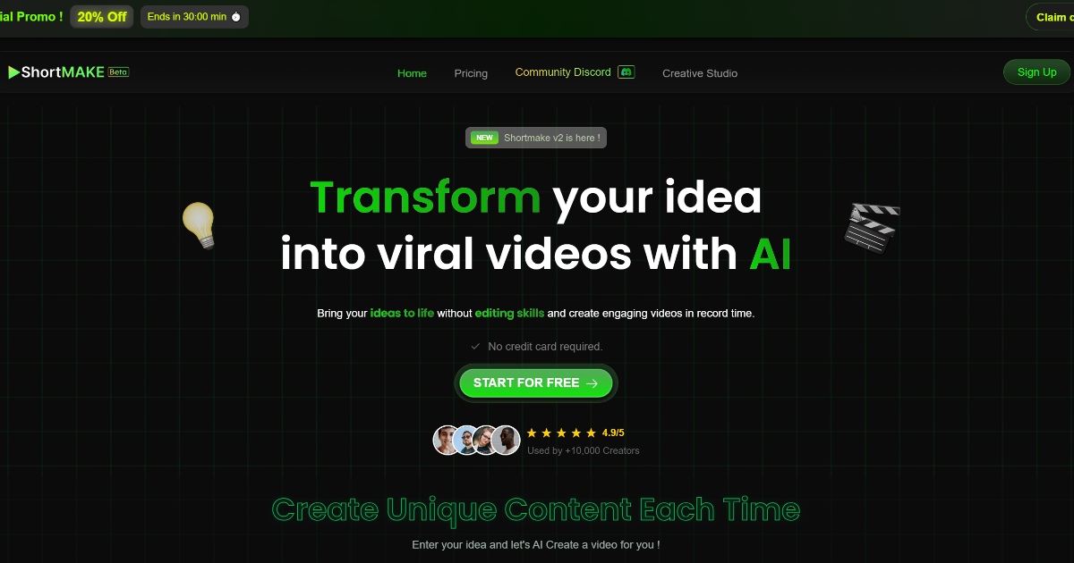 ShortMake screenshot 1