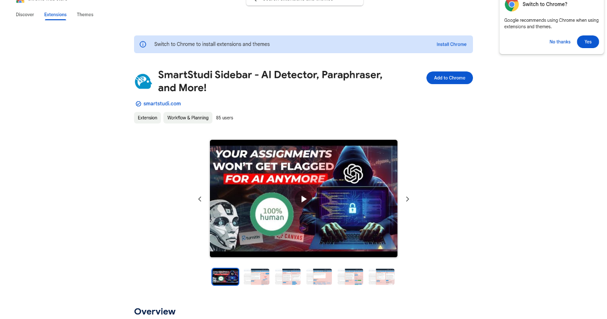 SmartStudi Sidebar screenshot 1