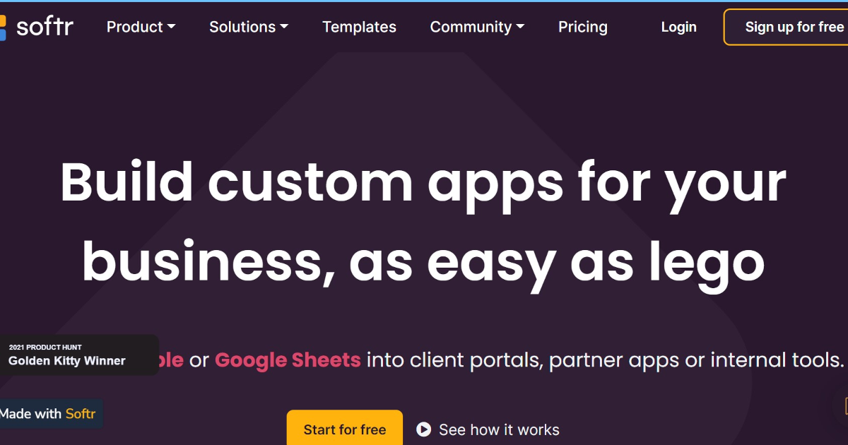 Softr Studio screenshot 1