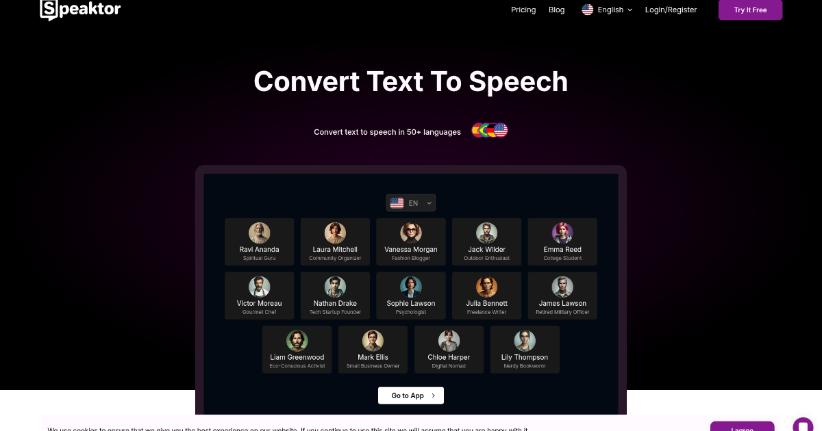 Speaktor screenshot 1