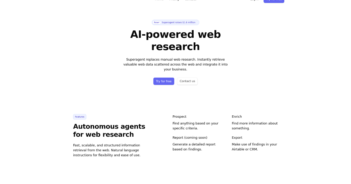 Superagent screenshot 1