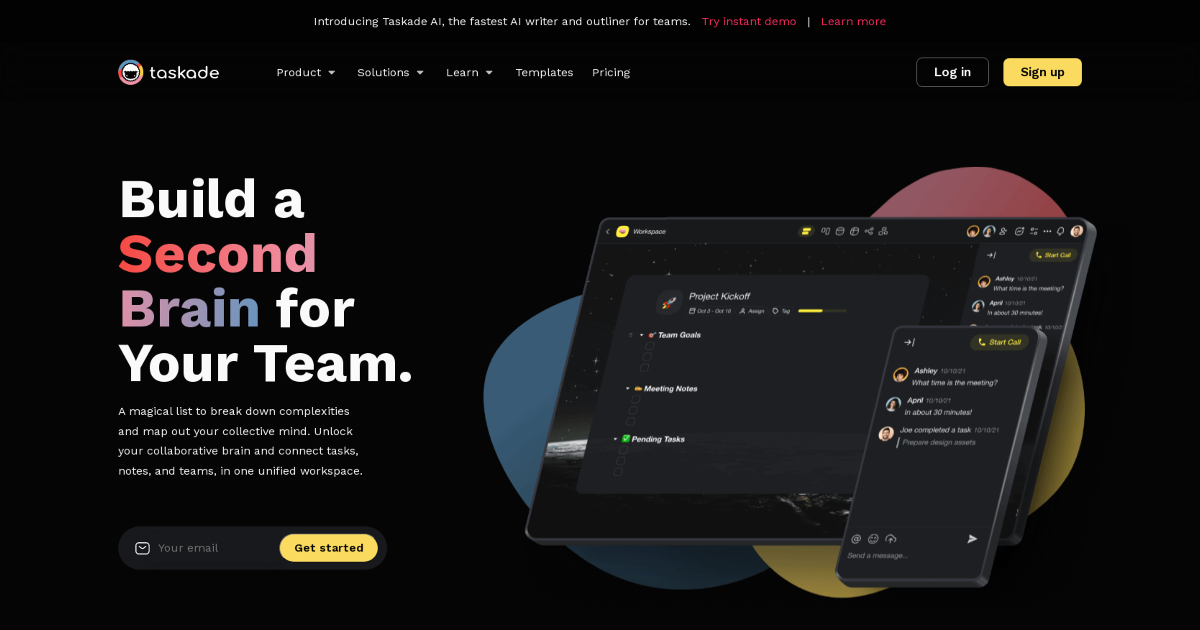 Taskade screenshot 1