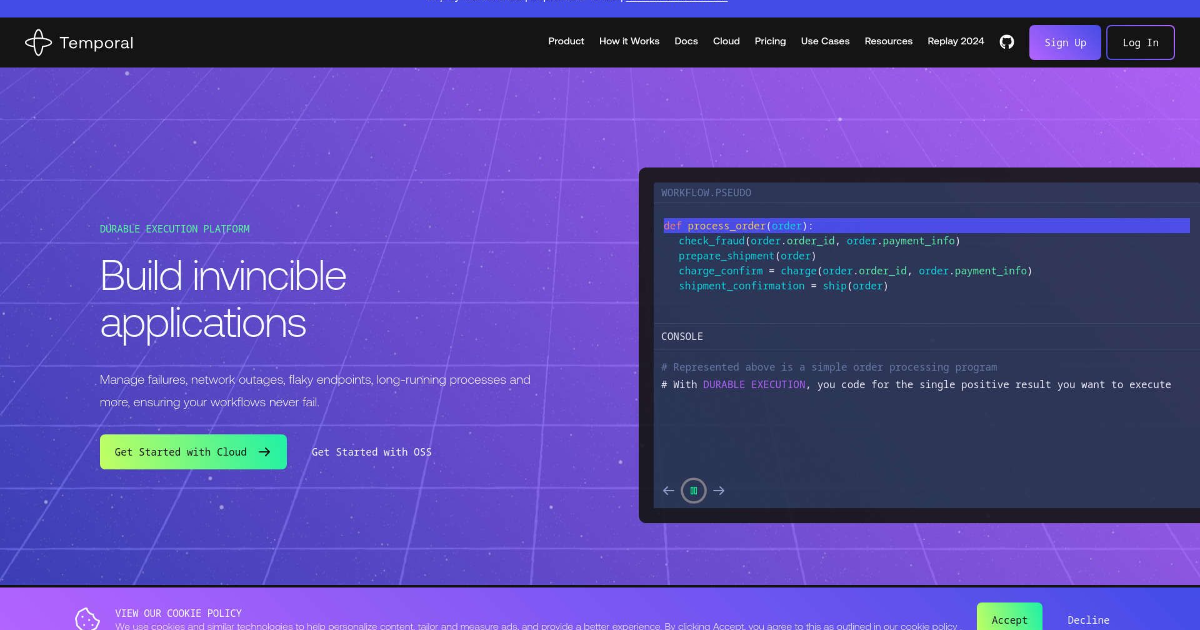 Temporal Technologies screenshot 1