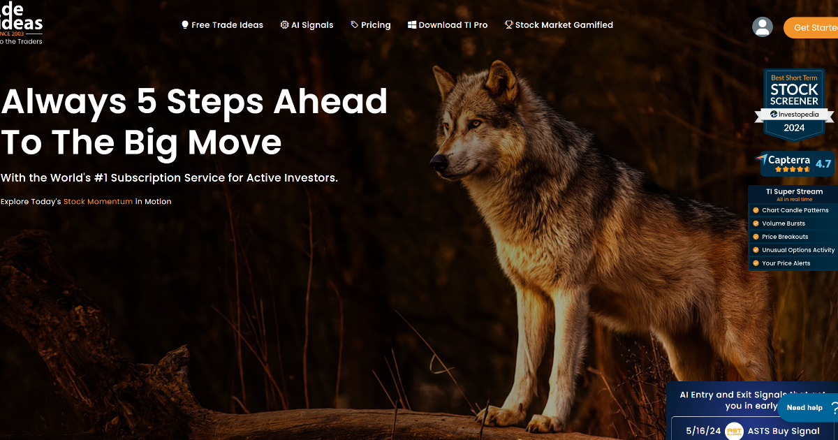 Trade Ideas screenshot 1