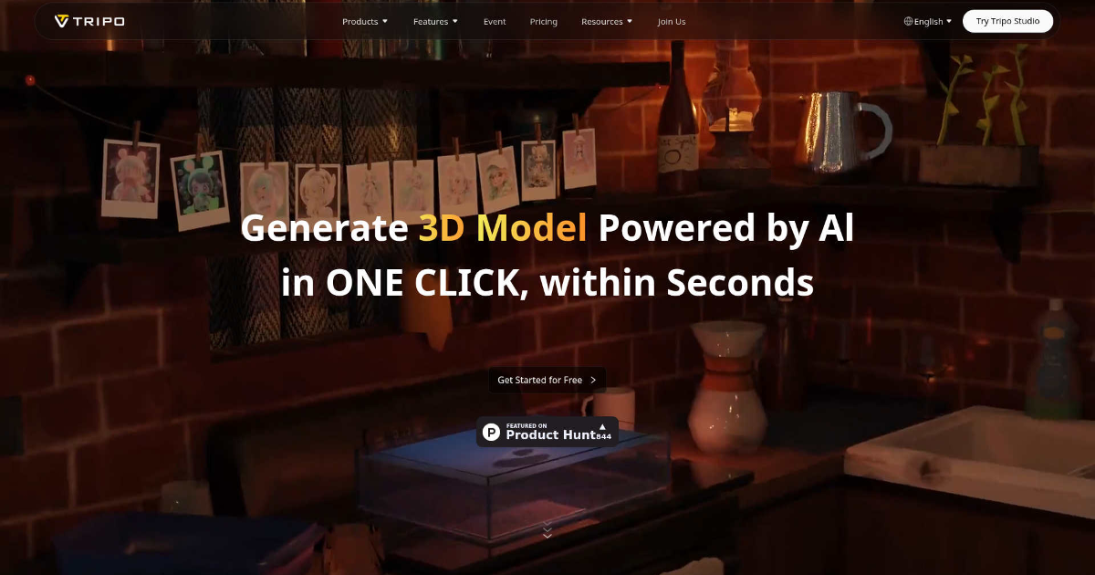 Tripo AI screenshot 1