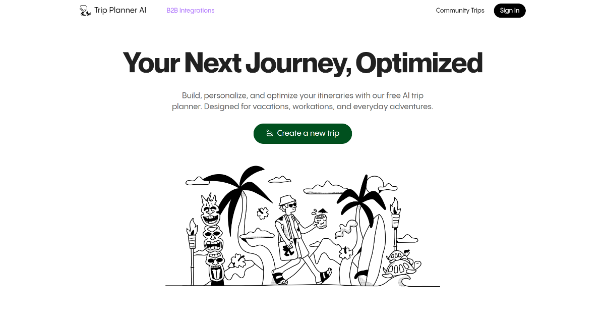 Tripplanner screenshot 1