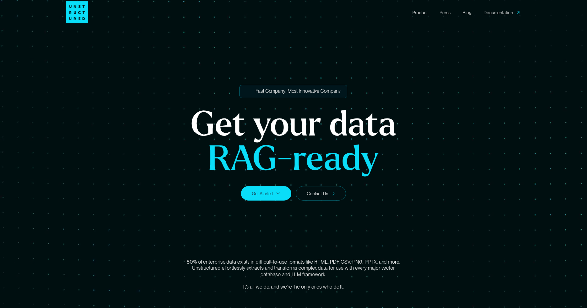 Unstructured Technologies screenshot 1