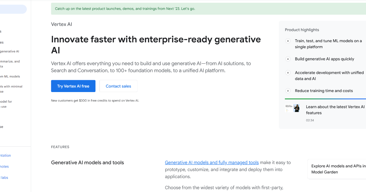 Vertex AI screenshot 1