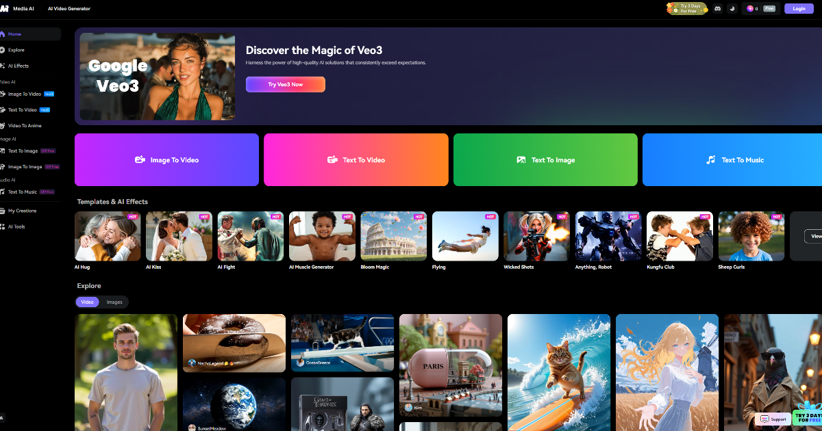 WonderShare Media.io screenshot 1