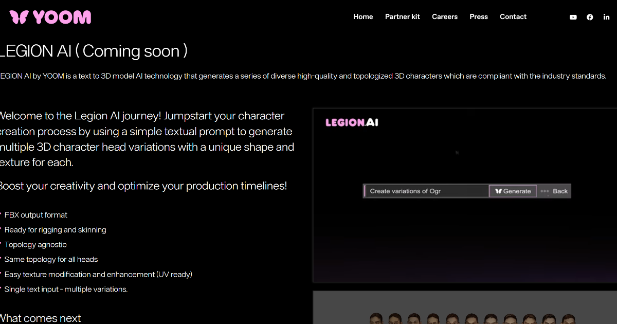 Yoom Legion AI screenshot 1