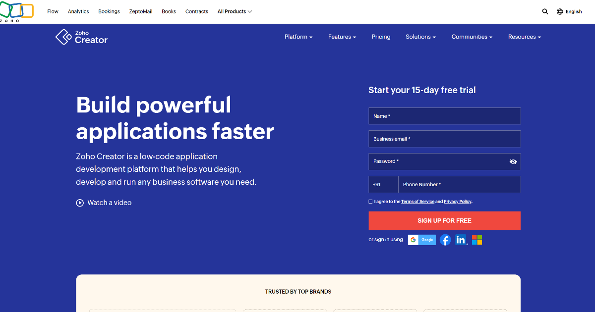 Zoho Creator screenshot 1