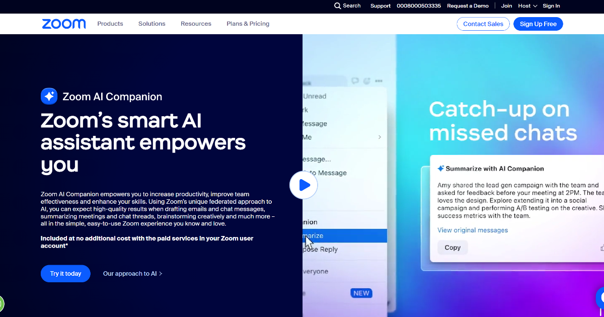 Zoom AI Companion screenshot 1